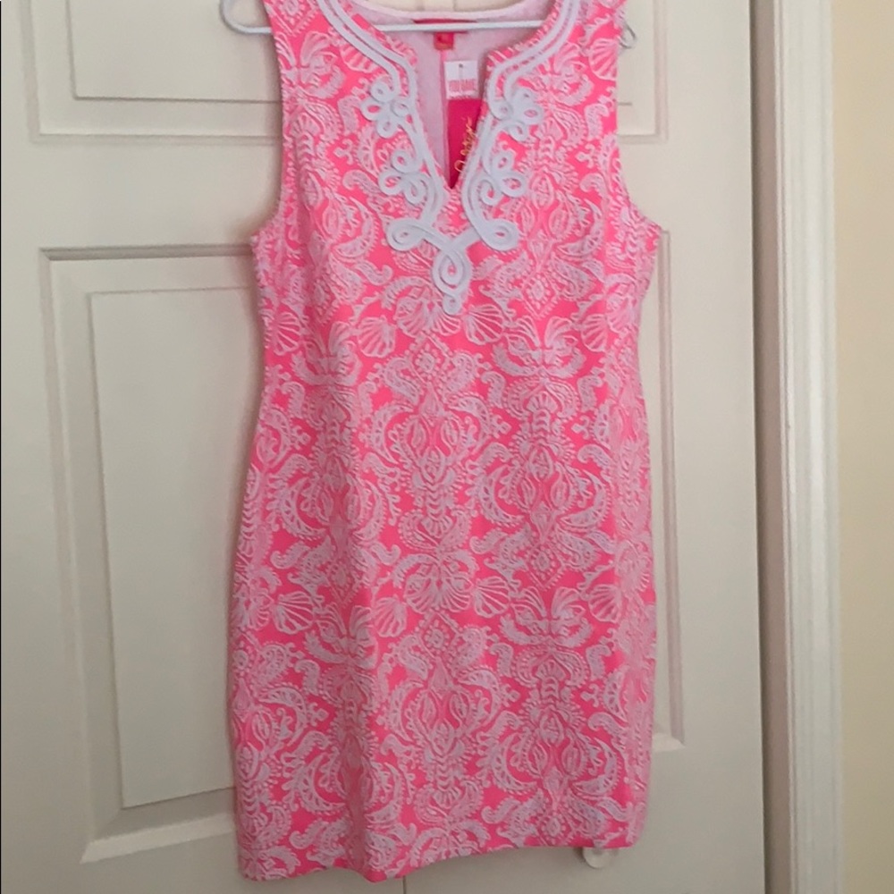NWT Lilly Pulitzer Harper Shift in Havana Pink XL